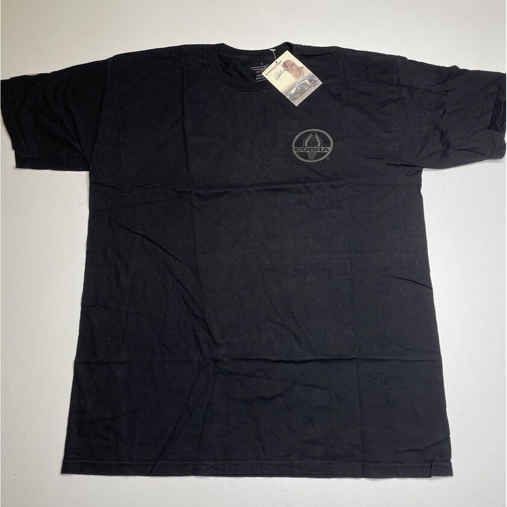 NWT Men’s Officially Licensed Shelby Cobra T-shirt Black Size L
